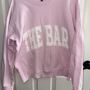 The Bar Light Pink Sweatshirt